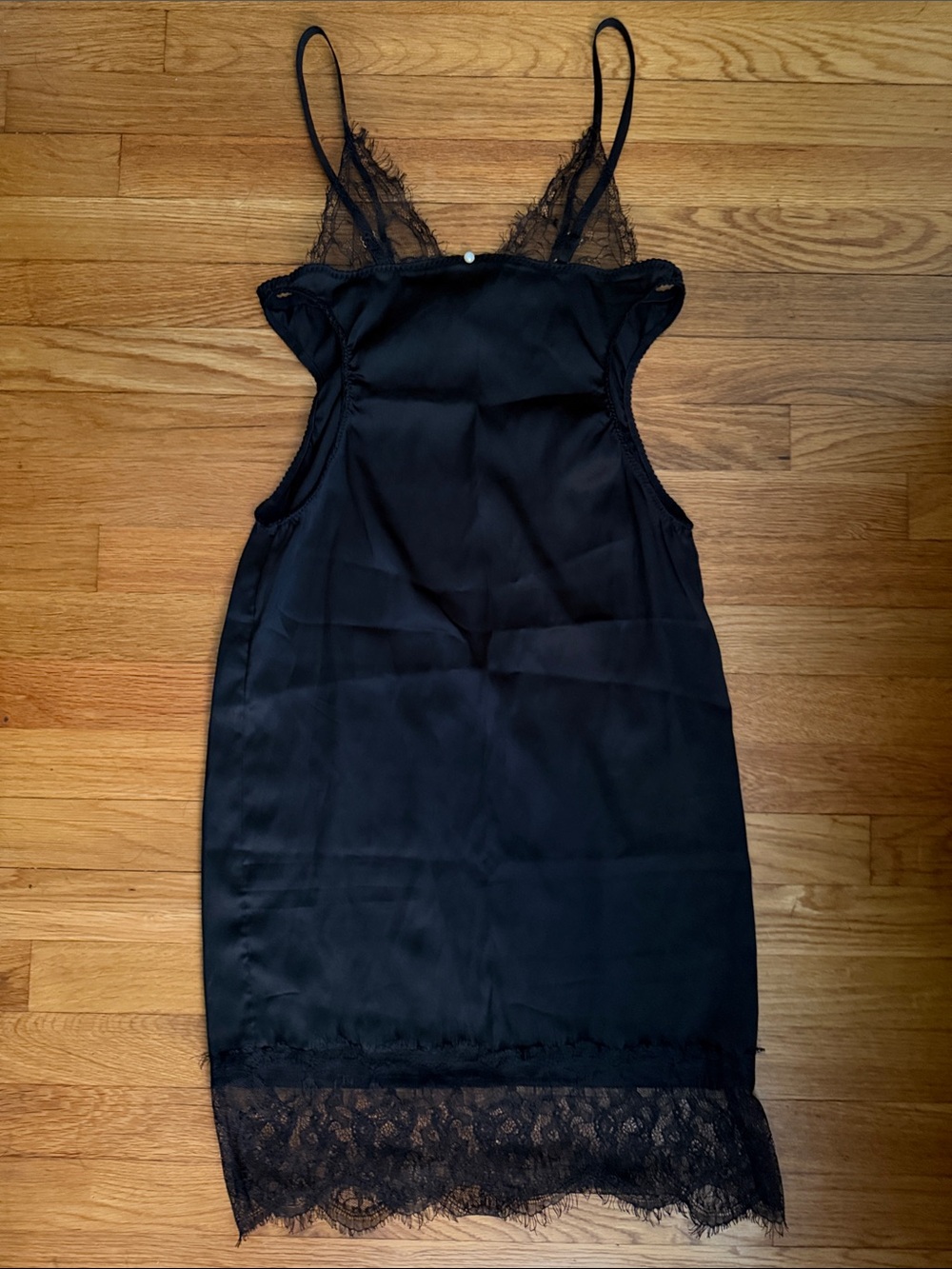 NWOT Elf Zhou London Lace Trim Slip Dress - Women Dress